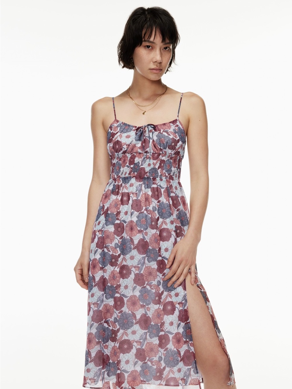 Aritzia Wilfred Genoa Midi Dress